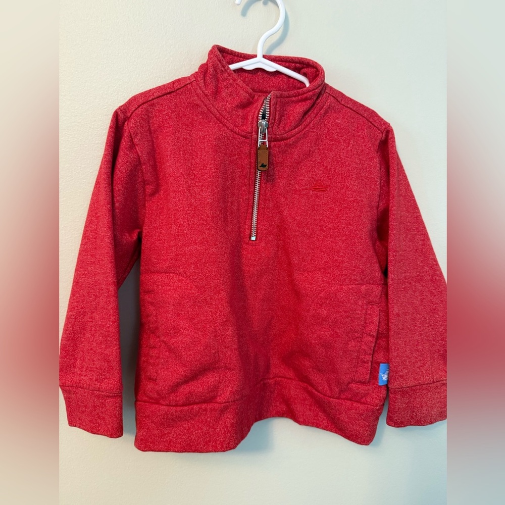 Southbound Red Kids Quarter-Zip Pullover